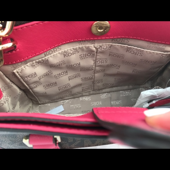 Michael Kors Kellen XS Satchel Lipstick Pink - Picture 6 of 8